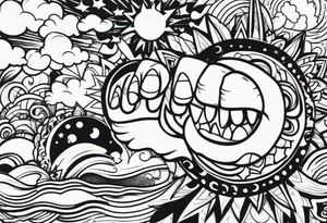Idle hands tattoo idea