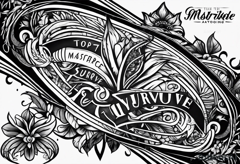 Only The Strong Survive tattoo idea