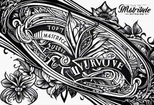 Only The Strong Survive tattoo idea