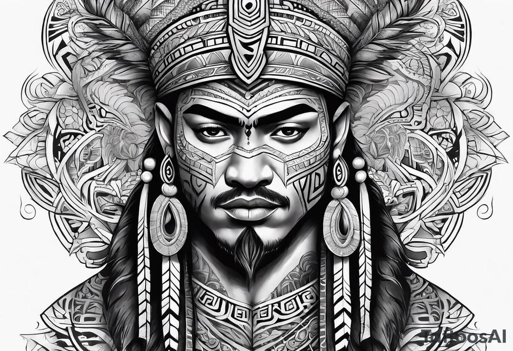 Maori for arm man tattoo idea