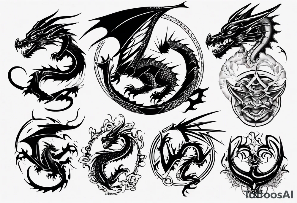 dragon tattoo idea
