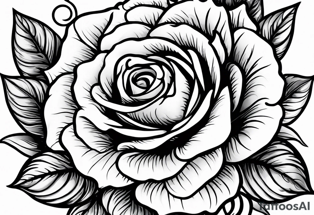 animal flower rose, sunflower, tattoo idea