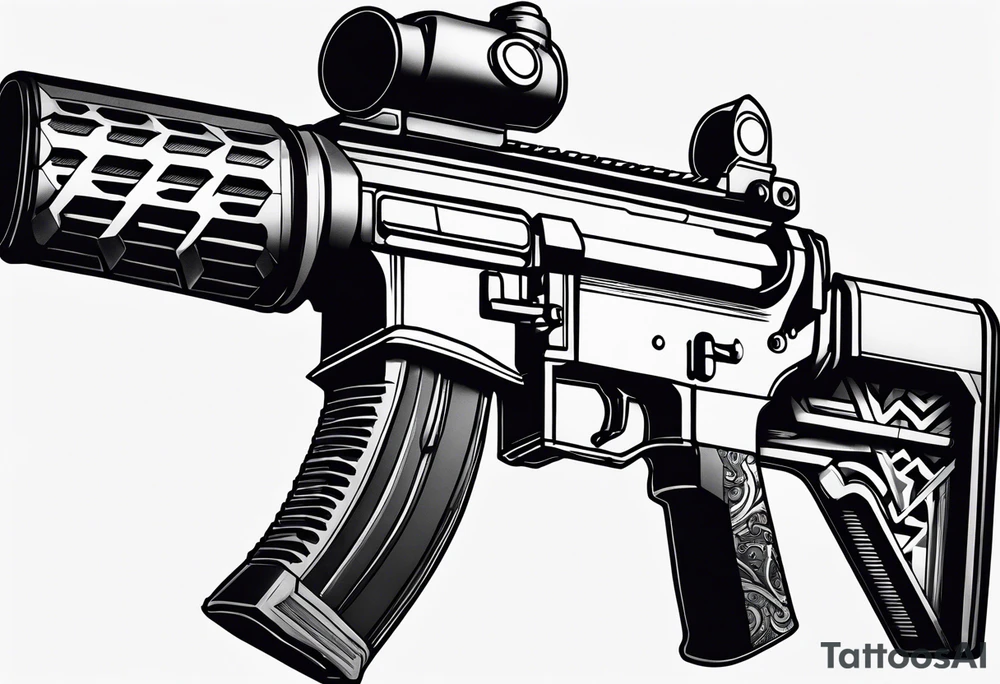 Ar 15 tattoo idea