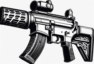 Ar 15 tattoo idea