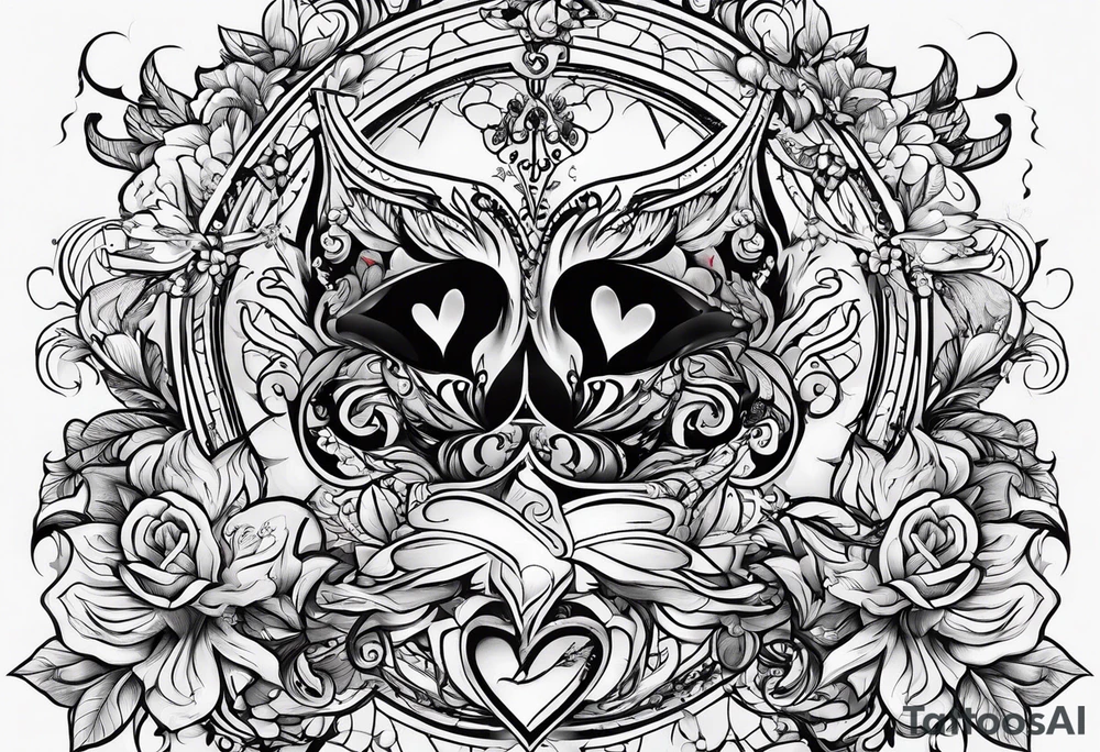 life is about love, last minutes and lost evenings tattoo idea