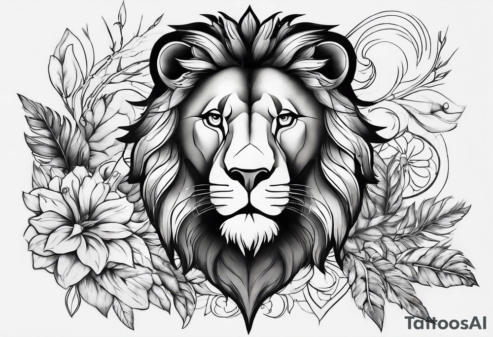 Creating a tattoo sleeve design that incorporates a lion,eagle, and ant tattoo idea
