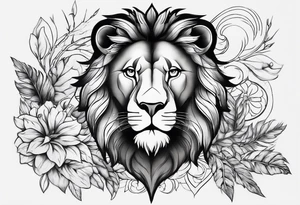 Creating a tattoo sleeve design that incorporates a lion,eagle, and ant tattoo idea