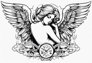 444 angel tattoo idea