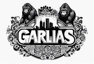 Jimenez with money gorillas tattoo idea