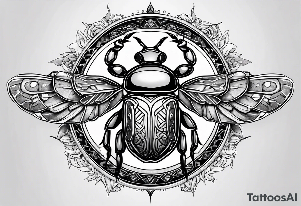 scarab tattoo idea