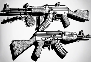 AK47 tattoo idea