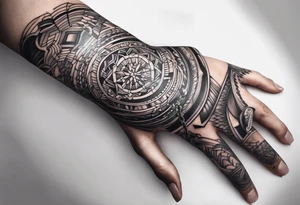 tattoo fool sleeve,
broken chain on wrist tattoo idea