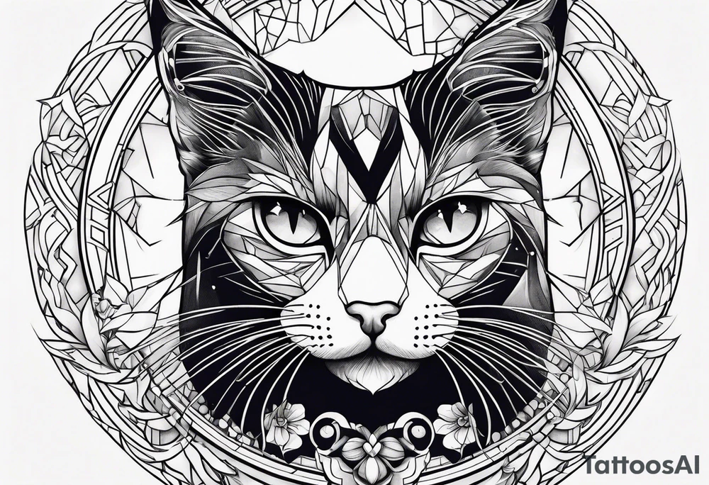 Black Cat tattoo idea