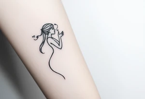 I taught Mary Jane how to dance smoke and weed art tattoo idea