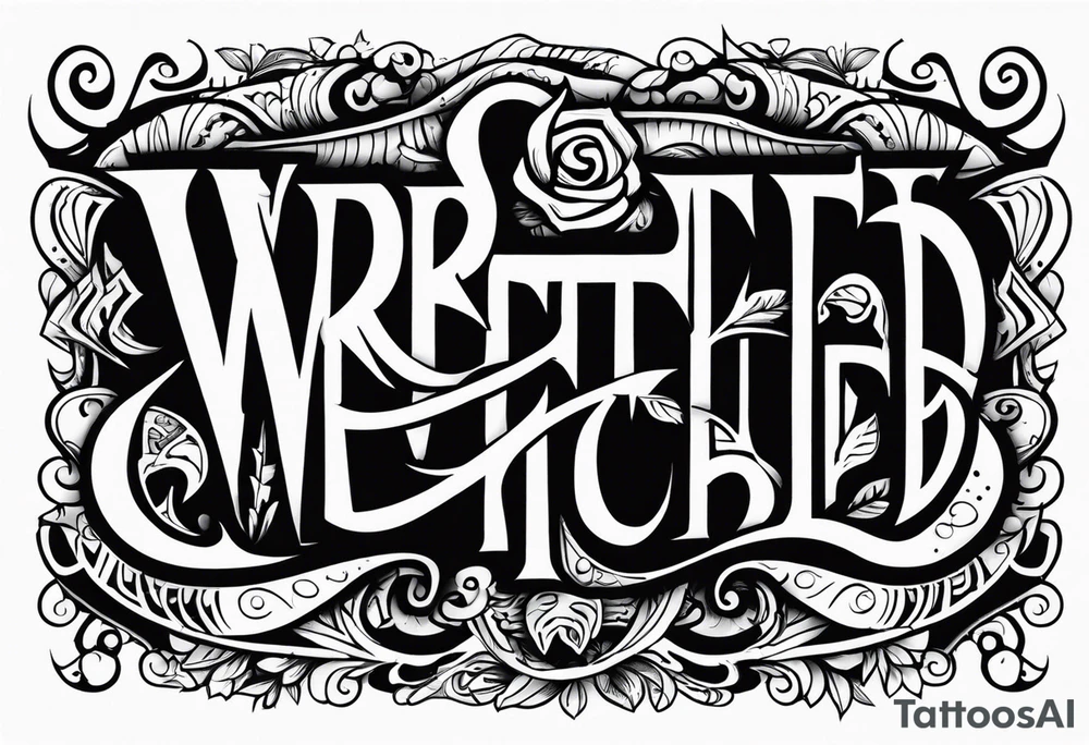 “Wretched” tattoo idea