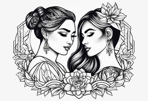 Tattoo about my mom and dad and sister tattoo idea