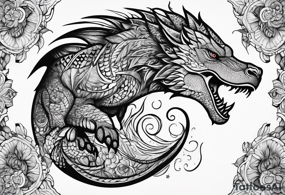 Dinasour tattoo idea