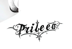 name tattoo
p
r
i
n
c
e
t
o
n tattoo idea
