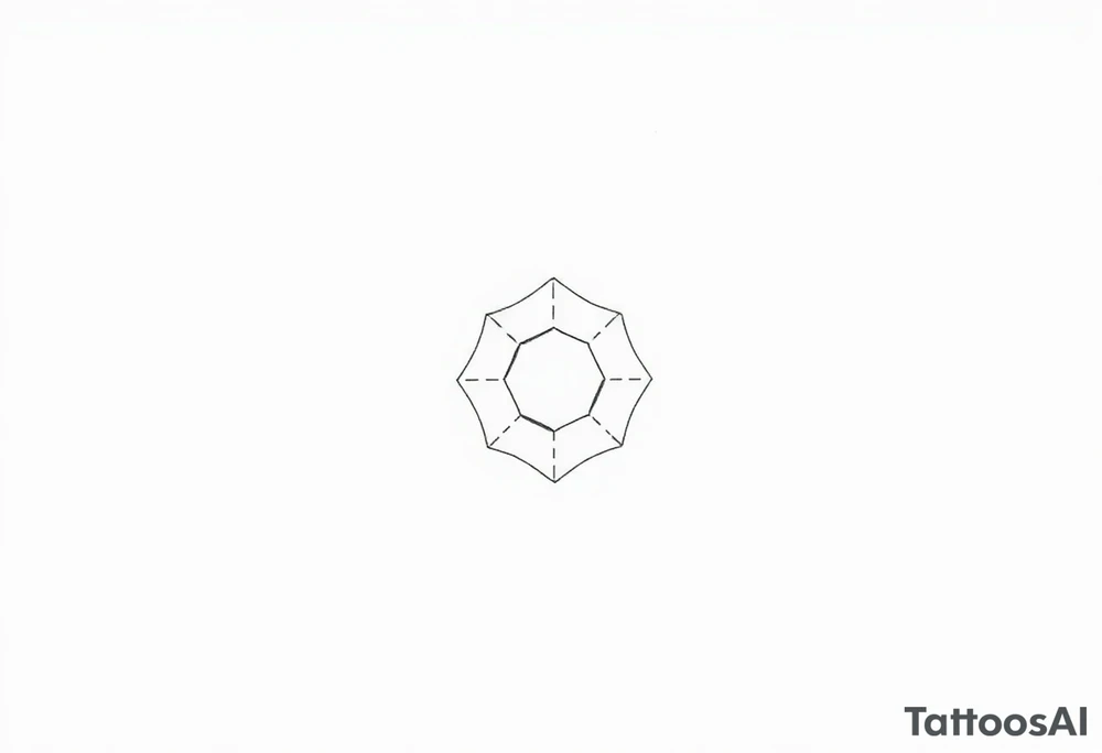 Hexagonal sleeve tattoo idea