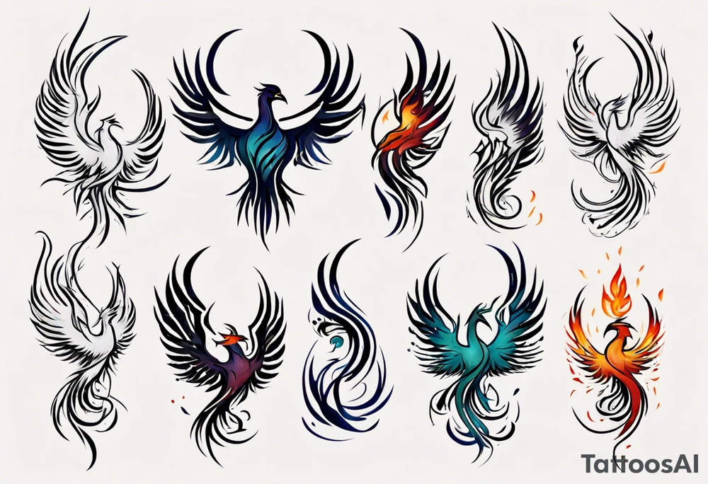 Phoenix tattoo idea