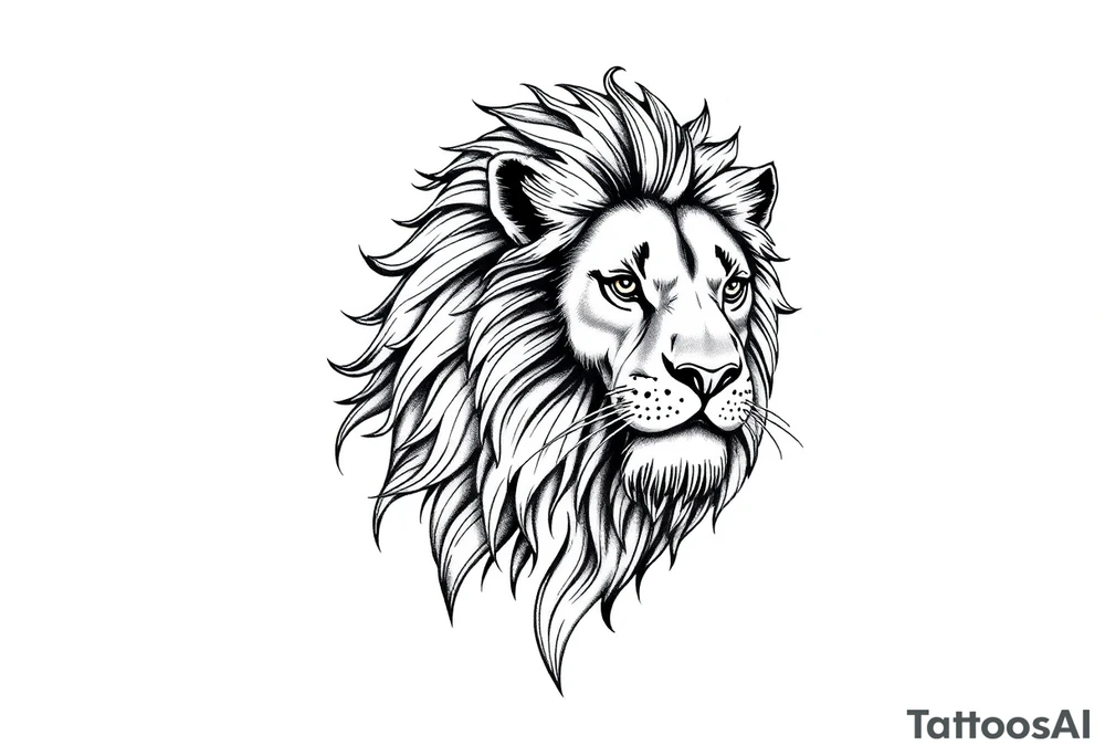 Lion of Judah tattoo idea