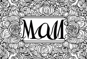 una rosa y con las letras romanas XXVIII.II.MCMLXXXII tattoo idea