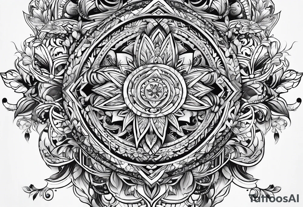 cross fine line tattoo idea