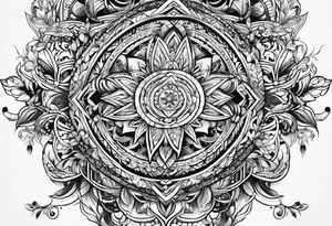 cross fine line tattoo idea