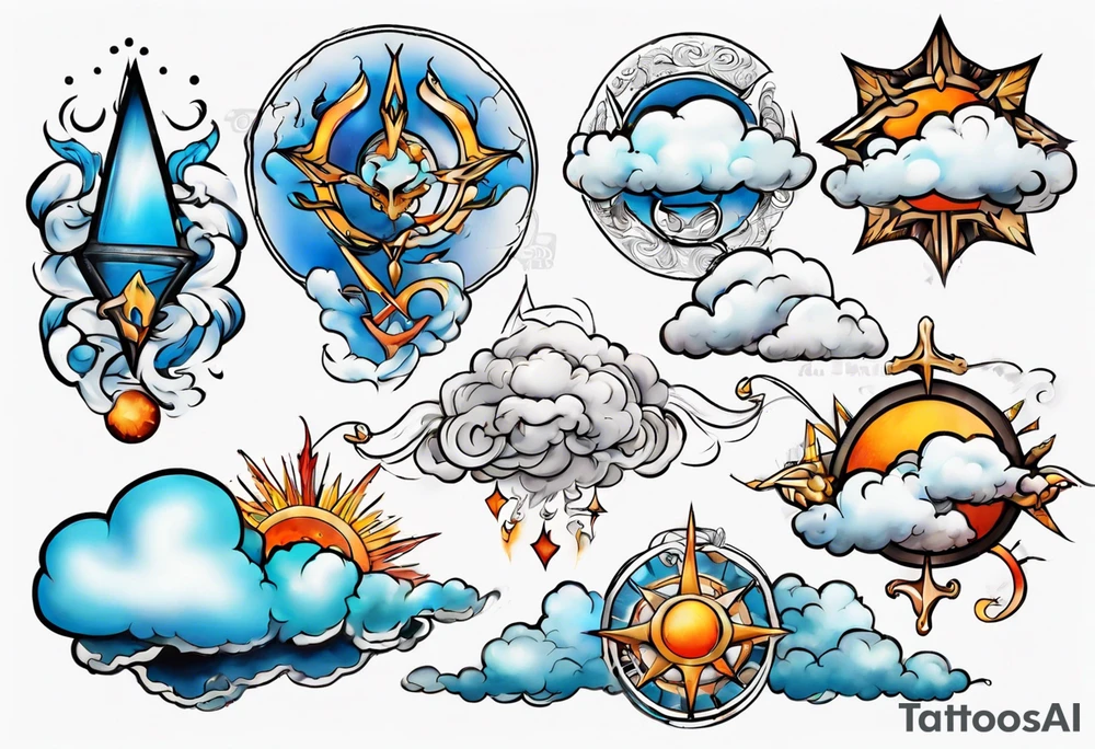 a cloud tattoo idea