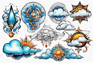 a cloud tattoo idea