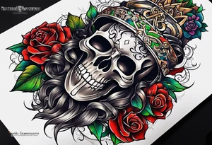 A design for my arm including picture of my kids and cool designs tattoo idea