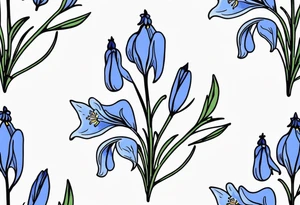 bluebell tattoo idea