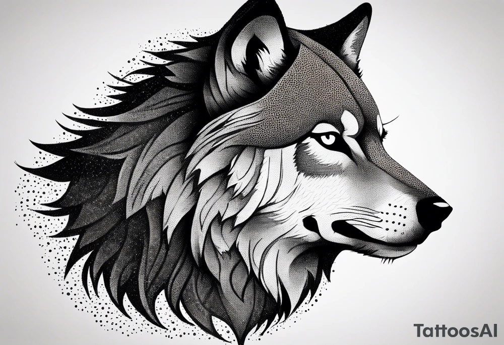 Lobo wolf for a male tattoo tattoo idea