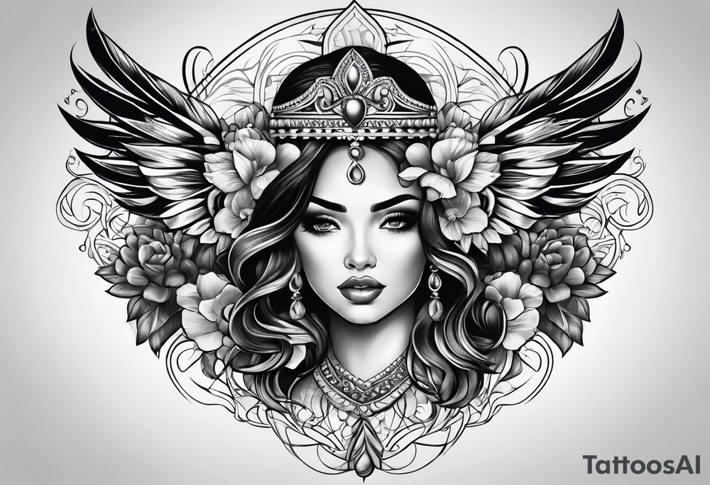 latin women tattoo idea