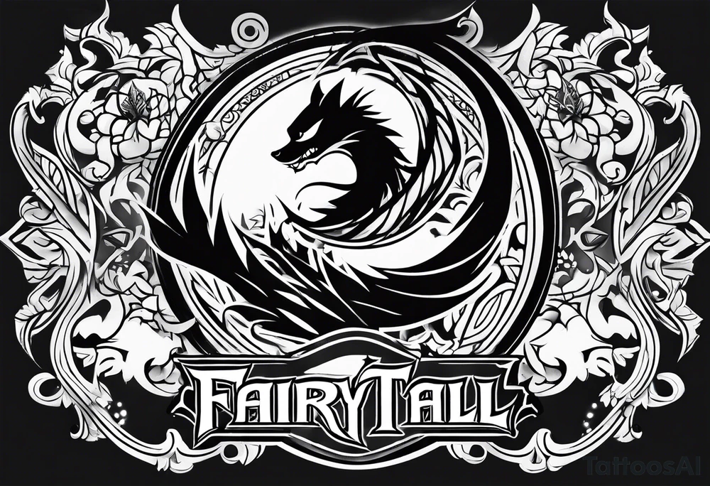 fairy tail anime logo tattoo idea