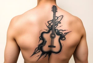 music tatto for full arm tattoo idea