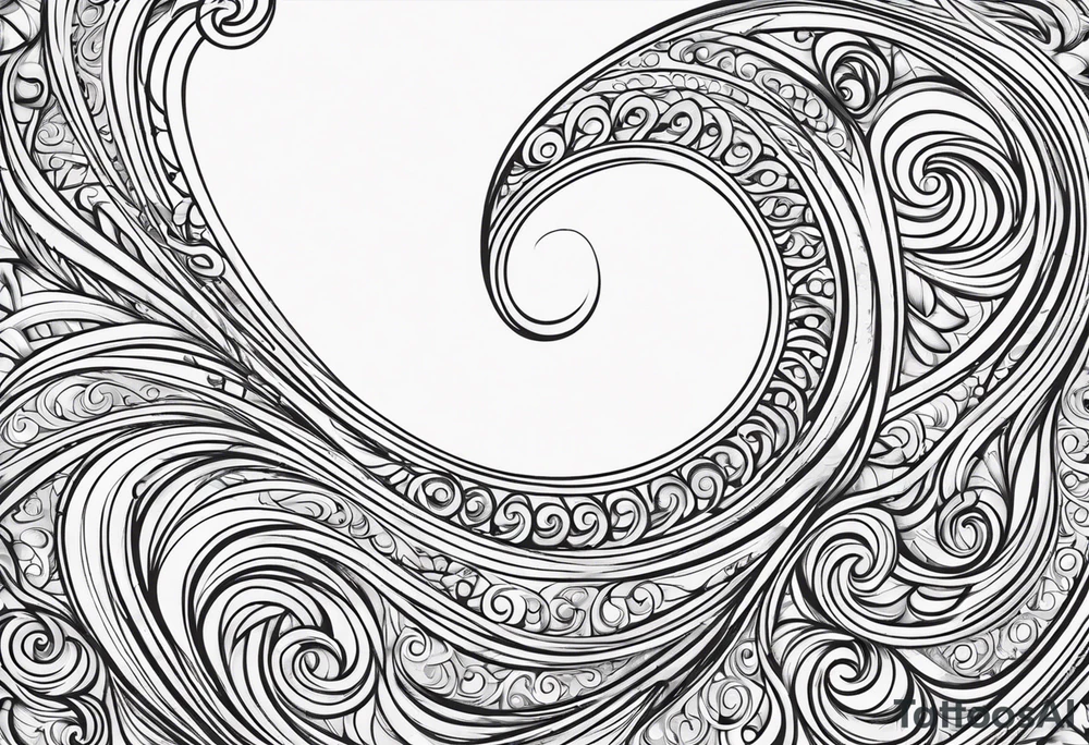 gate swirl vector tattoo idea