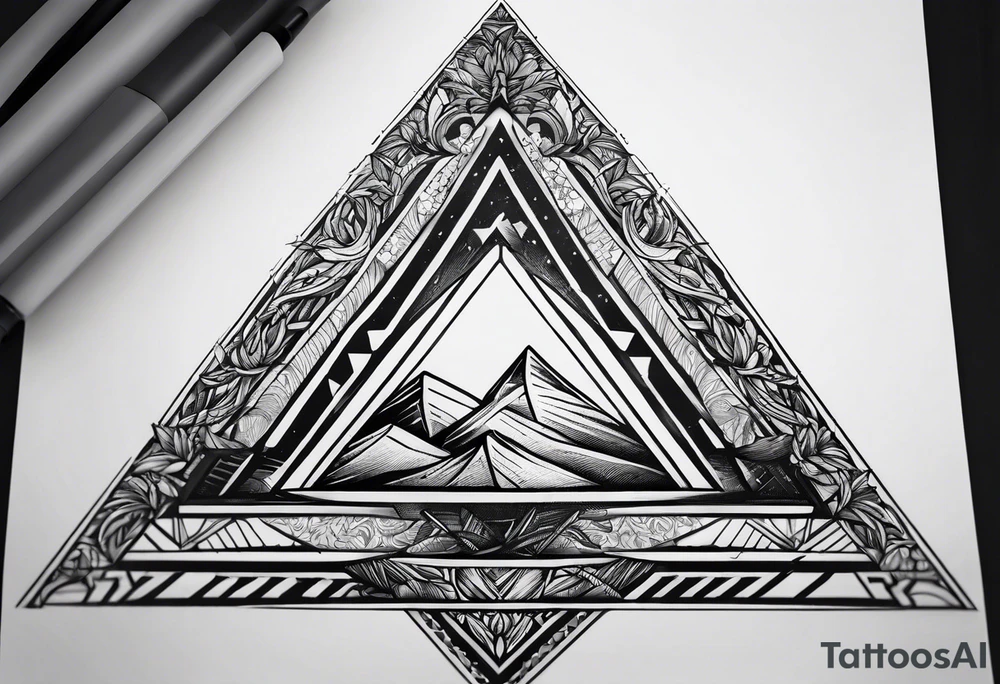 Penrose triangle tattoo idea