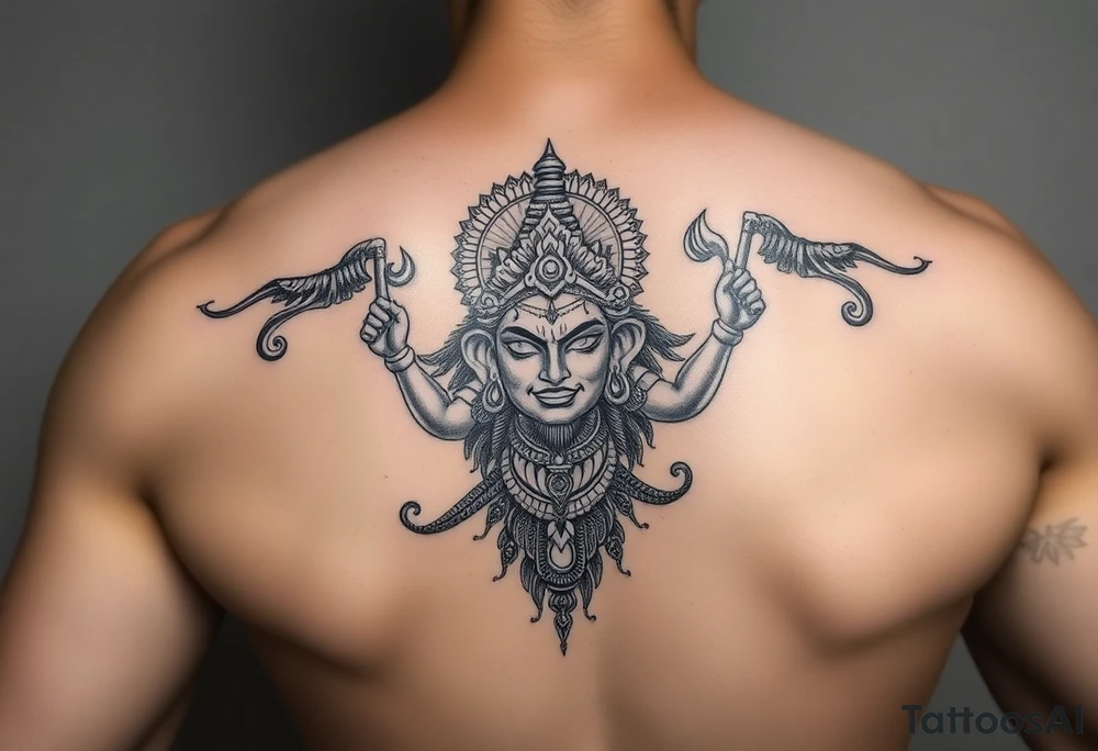 Hindu gods tattoo idea