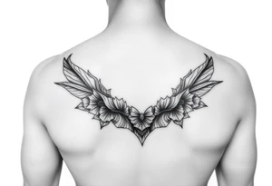 Feminine coverup tattoo idea