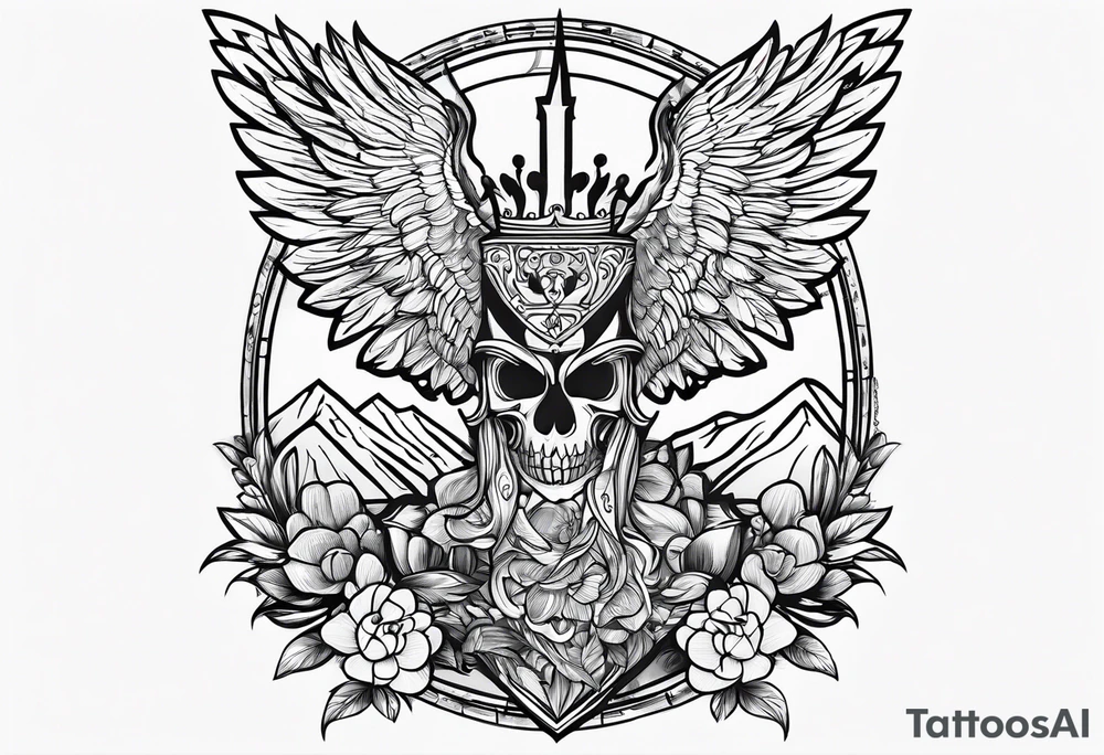 Psalms 23 tattoo idea