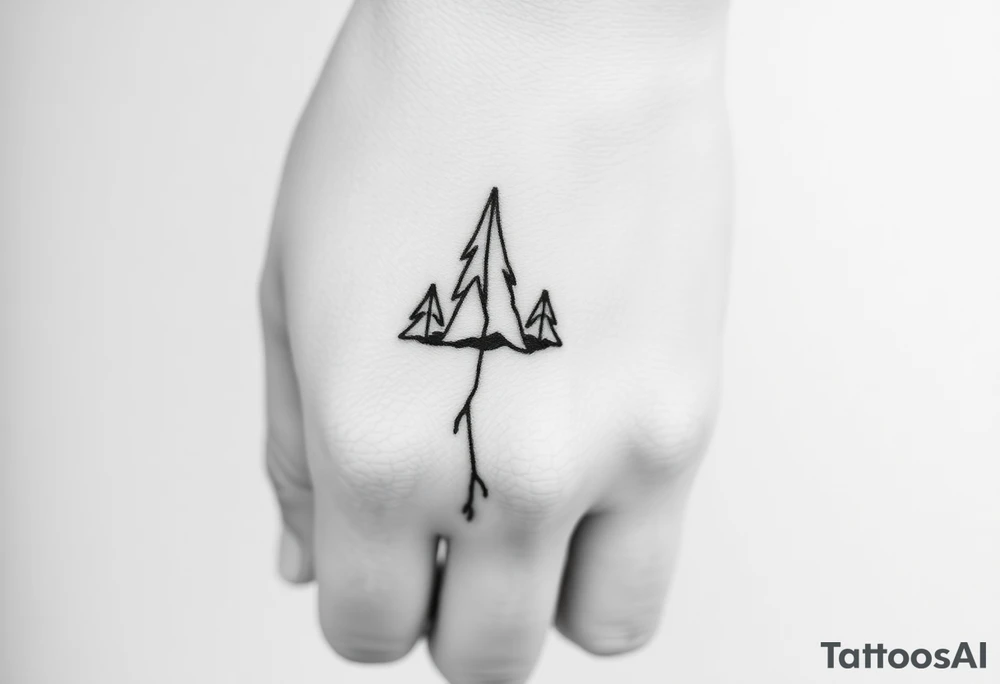 Simple nature or Norse themed, going up the fingers and down the wrist. tattoo idea