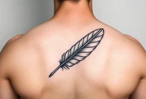 Feather tattoo idea