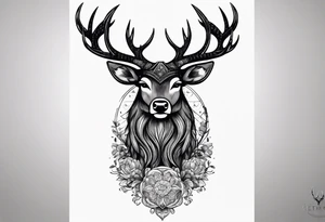 Cerf eiktirnir tattoo idea