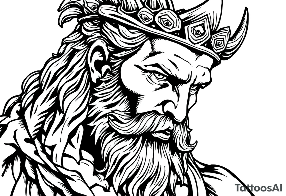 GREEK GOD tattoo idea