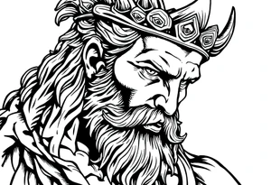 GREEK GOD tattoo idea