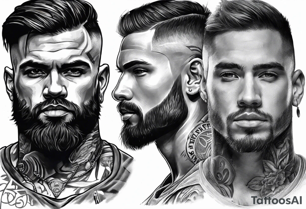 Military themed half sleeve no portraits tattoo idea