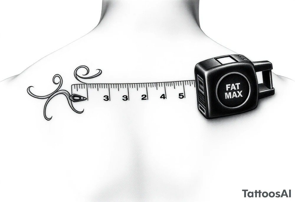 A Stanley fat max 25' tape measure tattoo idea