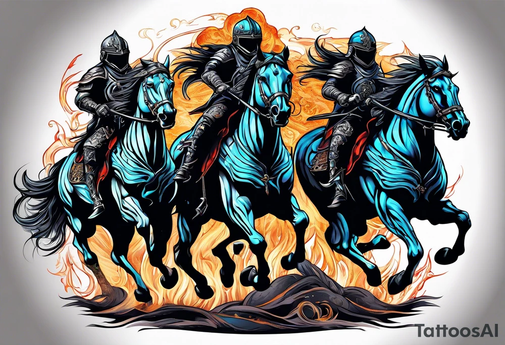 Four horsemen tattoo idea