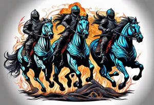 Four horsemen tattoo idea